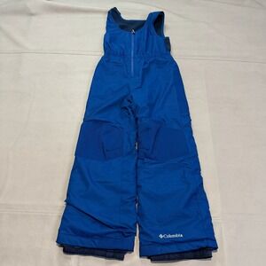 Columbia Kids Omni Tech Blue Ski Snowboard Pant Coveralls Athleisure XS-4783